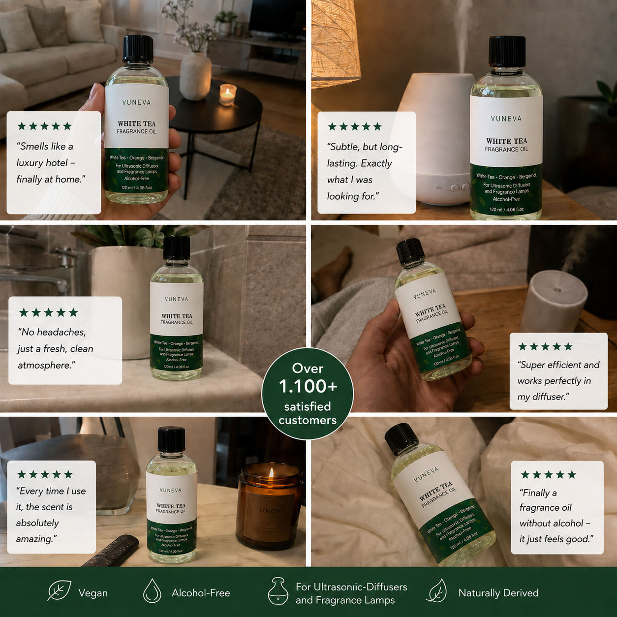 White Tea Diffuser Oil | Hotel Lobby Scent